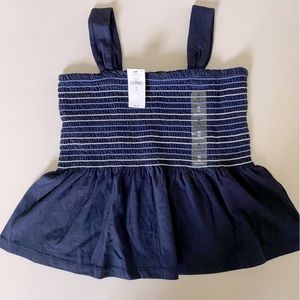 Gap Kids Smocked Tank NWT
